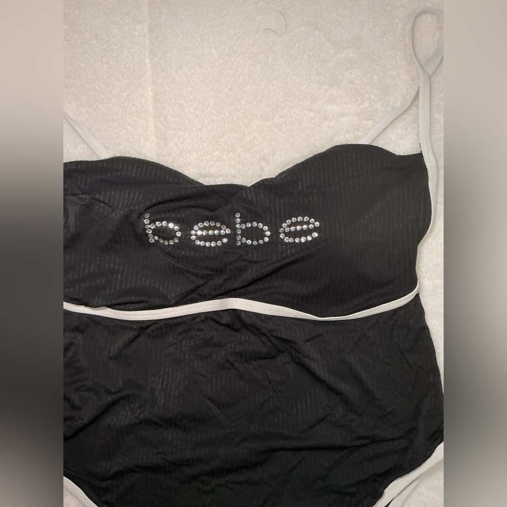 Bebe Black One-Piece Swimsuit - Picture 4 of 7